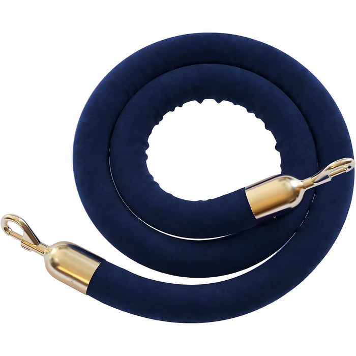 6 FT. / POLISHED BRASS / DARK BLUE