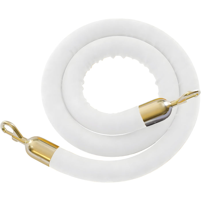 6 FT. / POLISHED BRASS / WHITE
