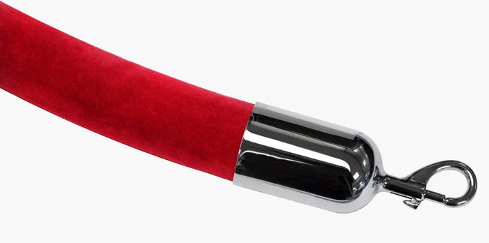 Velvet Rope with Snap Ends - Tensabarrier - Crowd Control Warehouse