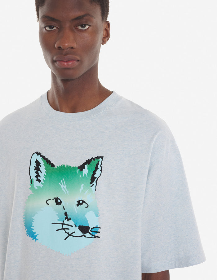 Vibrant Fox Head Easy Tee Blue Haze Melange