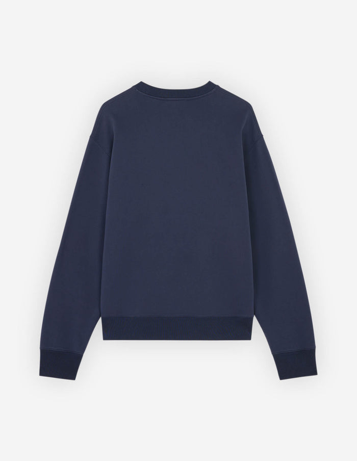 Vibrant Fox Head Relaxed Sweatshirt Navy