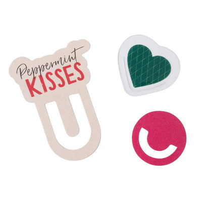 Vicki Boutin - Die-Cut Paper Clips - 30/Pkg - Peppermint Kisses. Available at Embellish Away located in Bowmanville Ontario Canada.