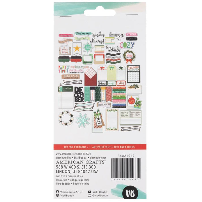 Vicki Boutin - Ephemera Cardstock Die-Cuts - Journaling - Peppermint Kisses. This package includes 50 pieces. Available at Embellish Away located in Bowmanville Ontario Canada.