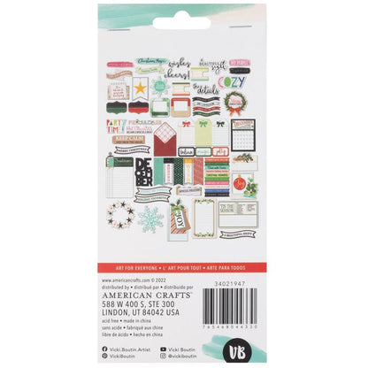 Vicki Boutin - Ephemera Cardstock Die-Cuts - Journaling - Peppermint Kisses. This package includes 50 pieces. Available at Embellish Away located in Bowmanville Ontario Canada.