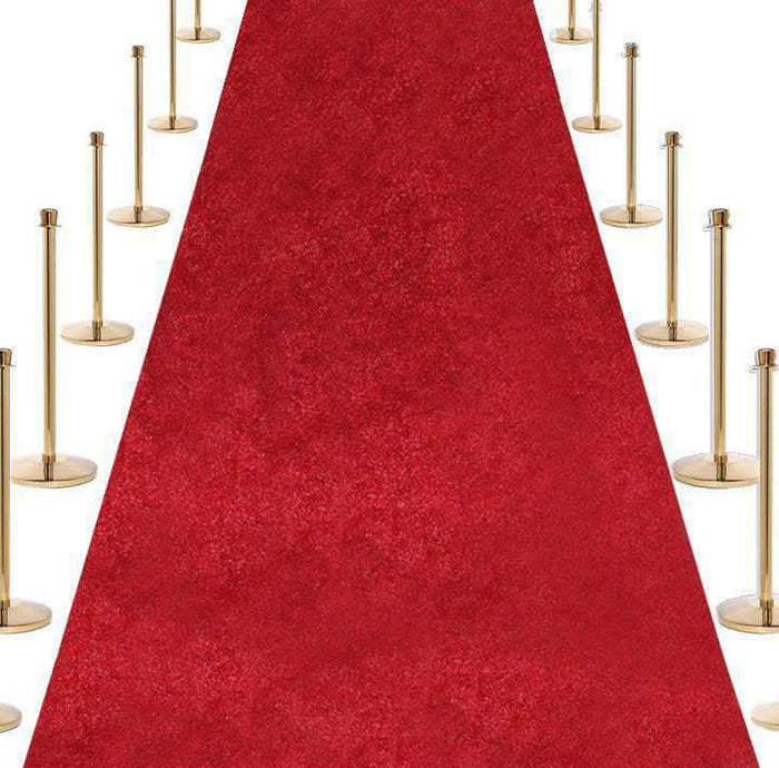 VIP Red Carpet - 3 Feet Wide, Multiple Lengths - Crowd Control Warehouse