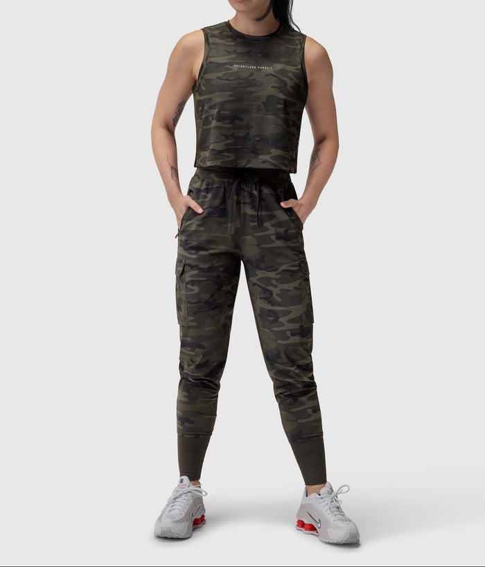 W020. AeroSilver® Tank Top - Dark Camo "RP"