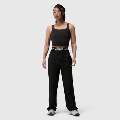 W022. LYCRA® 2-in-1 Tank Top - Black