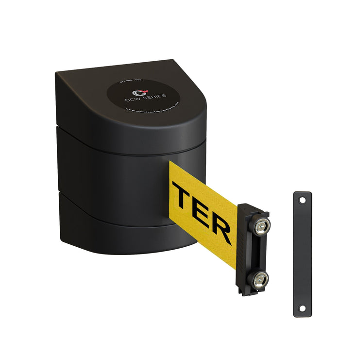 YELLOW WITH "CAUTION : DO NOT ENTER" / MAGNETIC MOUNT / MAGNETIC BELT END WITH WALL RECEIVER