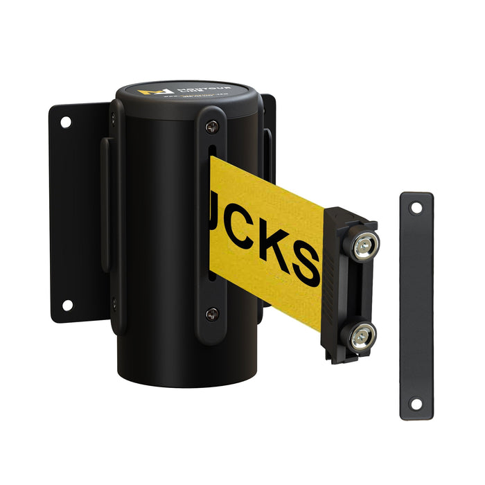 YELLOW WITH "DANGER - FORKLIFT TRUCKS" BLACK LETTERS