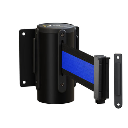 BLACK WITH HORIZONTAL BLUE STRIPE