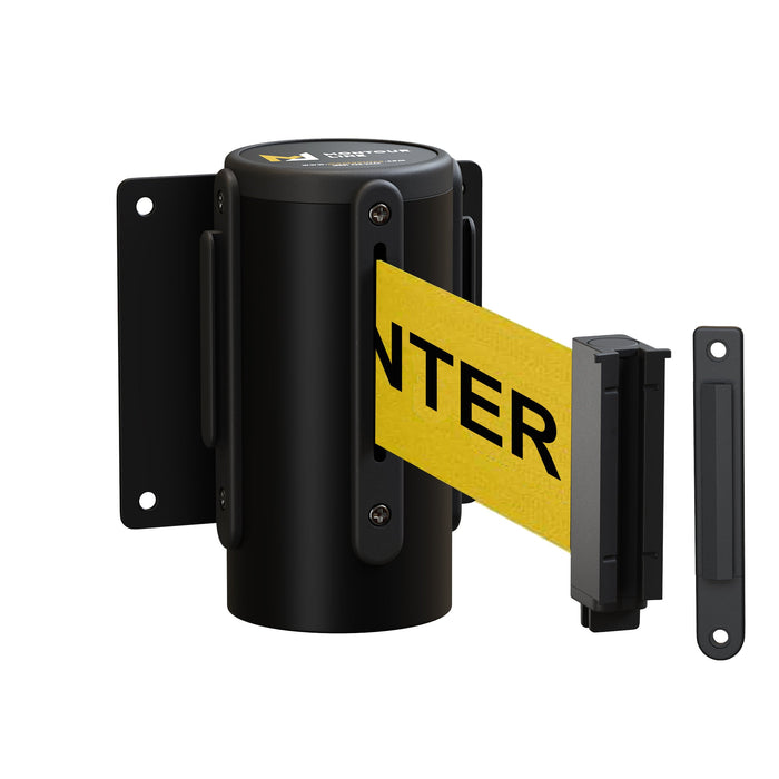YELLOW WITH "CAUTION - DO NOT ENTER" BLACK LETTERS
