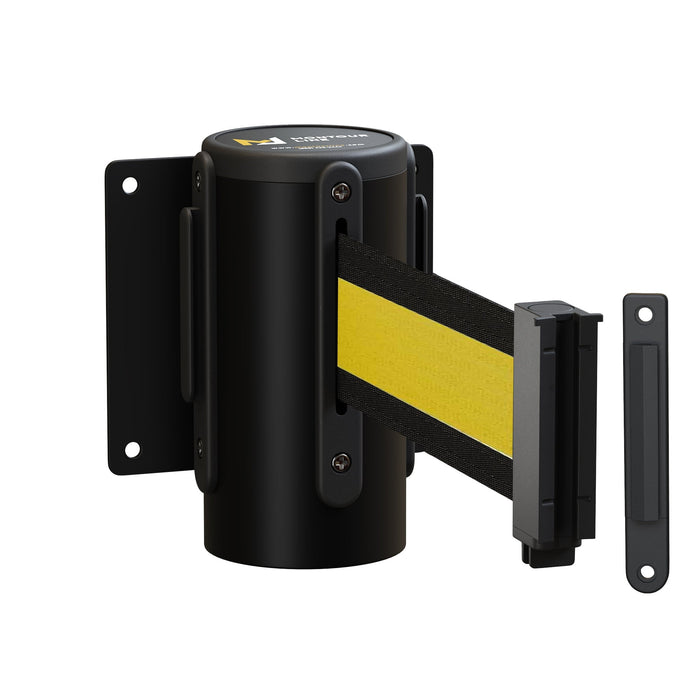 BLACK WITH YELLOW HORIZONTAL STRIPE