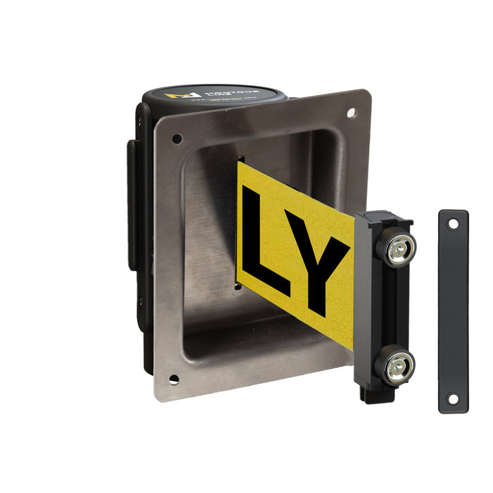 YELLOW WITH "AUTHORIZED ACCESS ONLY" BLACK LETTERS
