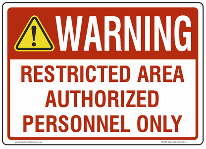 Warning Sign for Expandable Barriers - Crowd Control Warehouse
