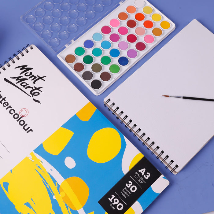 Watercolour Book Discovery A4 (8.3 x 11.7in) 30 Sheets 190gsm