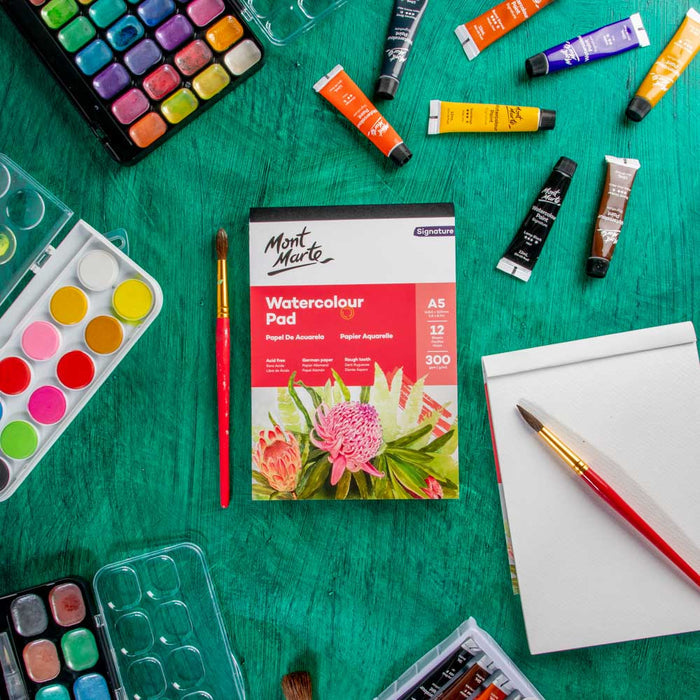 Watercolour Pad German Paper Premium A3 300gsm 12 Sheet