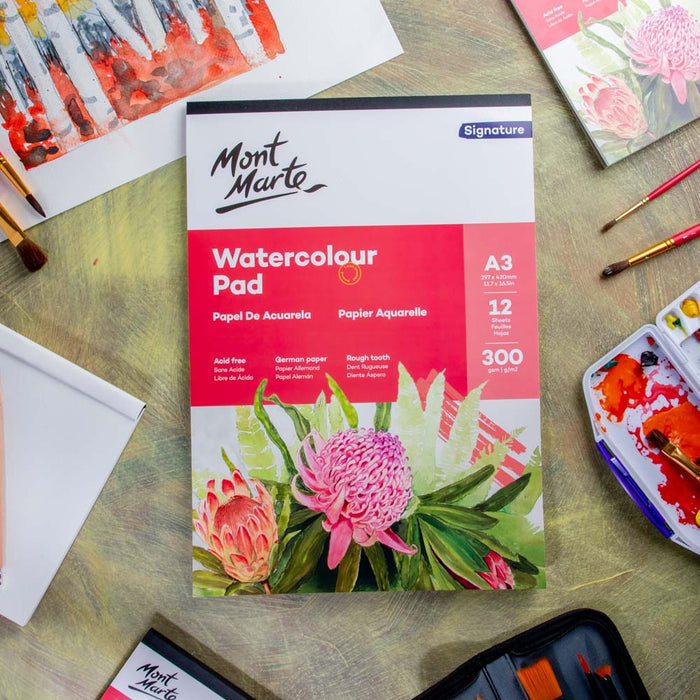 Watercolour Pad Signature A5 12 Sheet 300gsm