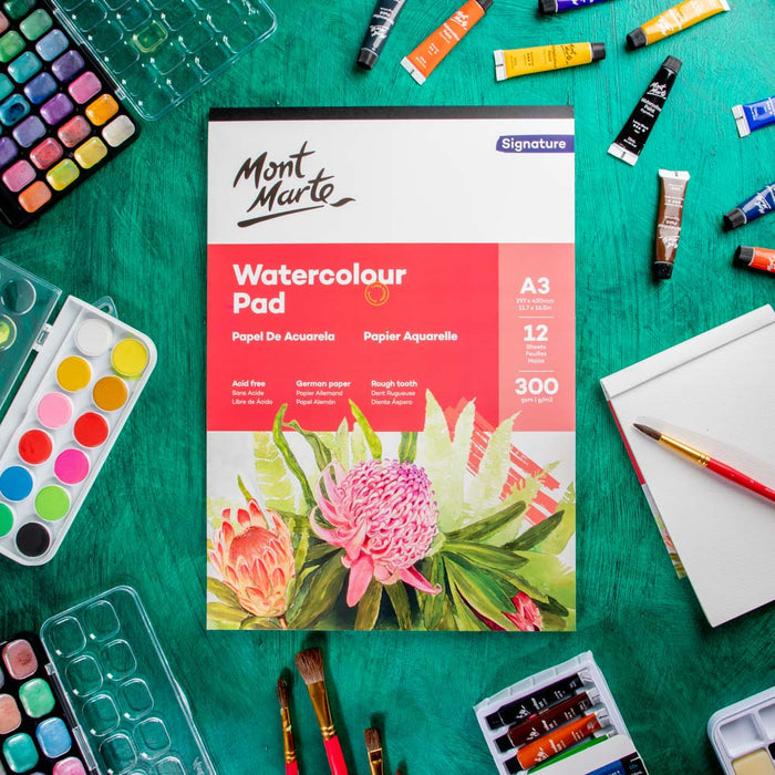 Watercolour Pad Signature A5 12 Sheet 300gsm