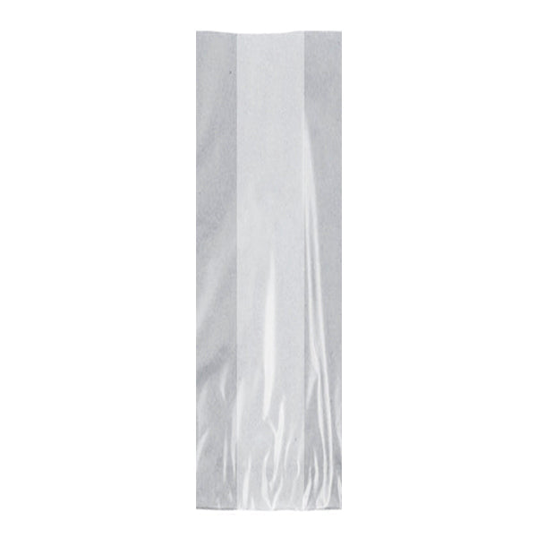 Euro Pack Packaging 4 x 6 x 11" / 1000 Bags White Film Front Baguette Bags