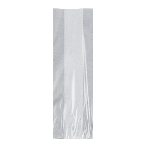 Euro Pack Packaging 4 x 6 x 11" / 1000 Bags White Film Front Baguette Bags