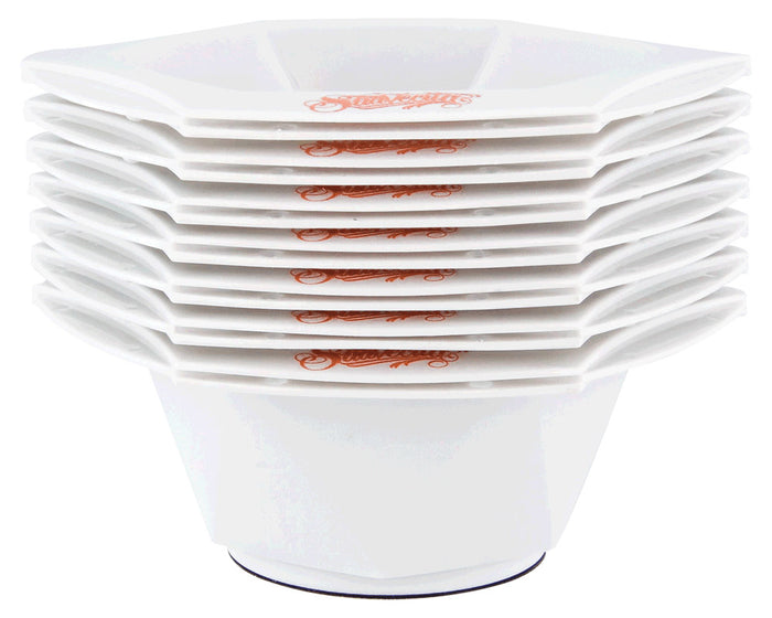 White Tint Bowl Set - Stacked