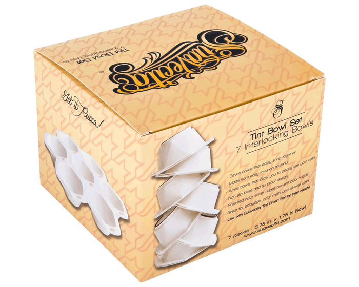 White Tint Bowl Set - Packaging - Back Angled