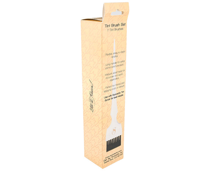 White Tint Brush Set - Packaging Back Angled