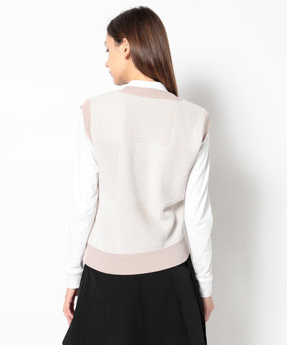 Women's CD9-BPVK knit vest PINK BEIGE