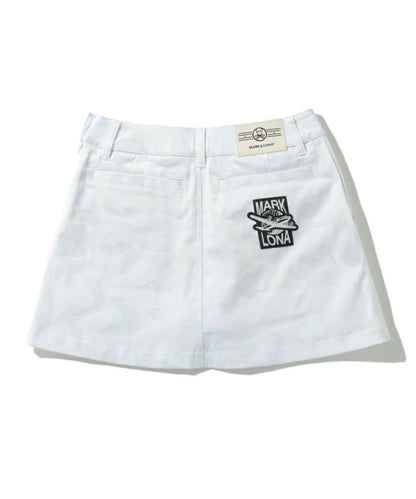 Women's Gauge Pleats Skirt White