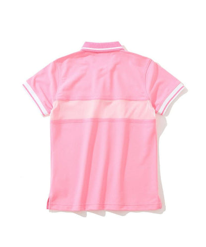 Women's Jamming Knit Collar Polo Pink