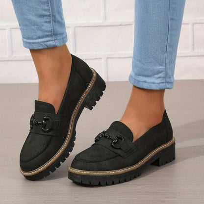 Women's Loafers With Horsebit Decoration