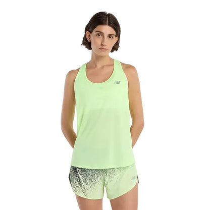 New Balance Women's RC Essential Tank - Afterglow Heather/Slate Grey