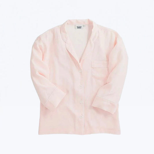 Women's Sleepy Jones Marina Pajama Shirt Pink