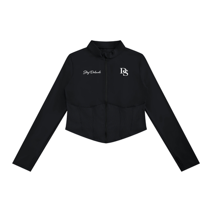 Women's Slim Fit Full-Zip Yoga Jacket