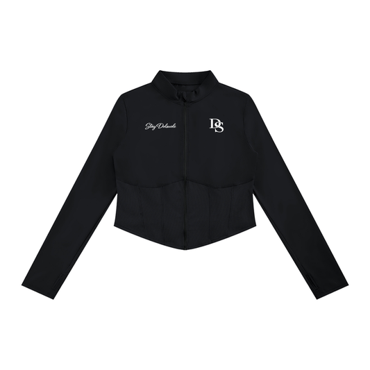 Women's Slim Fit Full-Zip Yoga Jacket