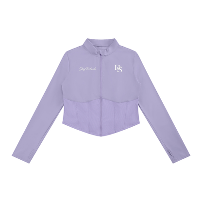 Women's Slim Fit Full-Zip Yoga Jacket