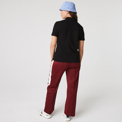 Women's Slim Fit Stretch Cotton Piqué Polo Black