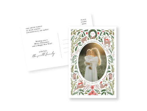 Woodland Postcard