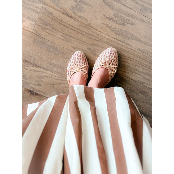 Woven Mule Flats