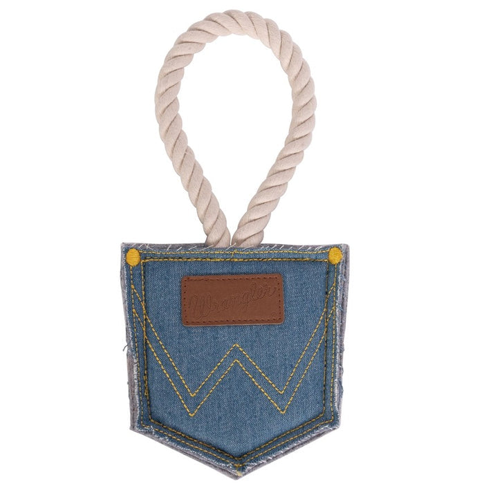 Wrangler Pocket Felt and Rope Toy