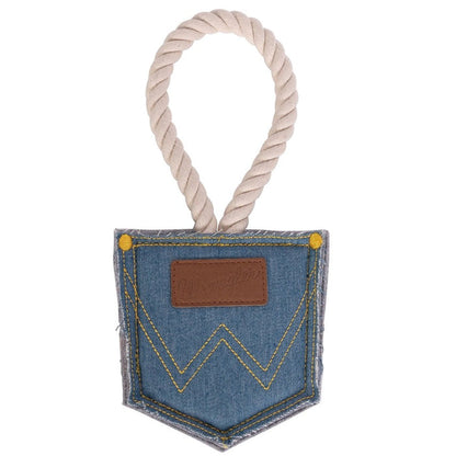 Wrangler Pocket Felt and Rope Toy