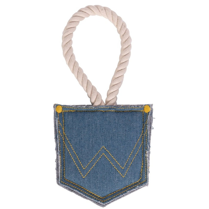 Wrangler Pocket Felt and Rope Toy