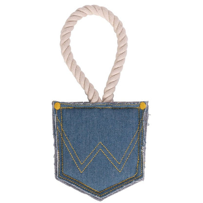 Wrangler Pocket Felt and Rope Toy