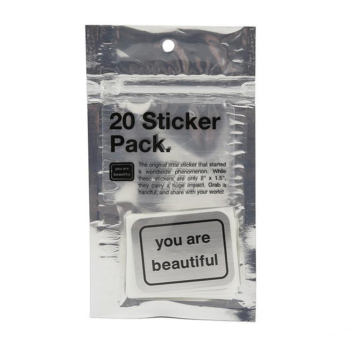 You Are Beautiful Classic Stickers