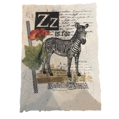 "Z" Artisan Alphabet Print