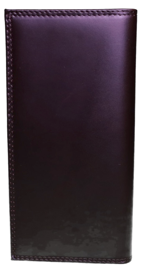 Zep-Pro Leather Clemson University Tigers Brown Debossed Tall Wallet back view