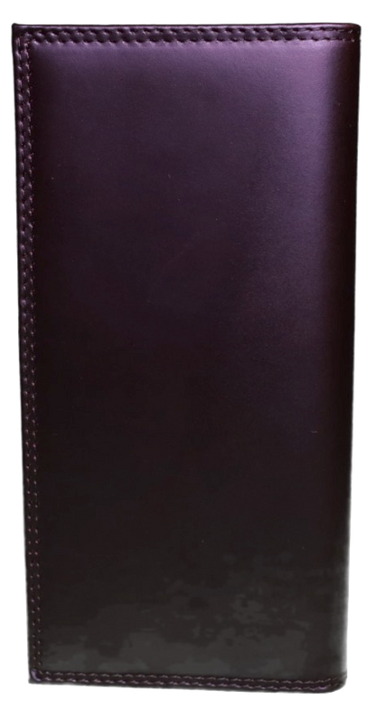 Zep-Pro Leather Clemson University Tigers Brown Debossed Tall Wallet back view