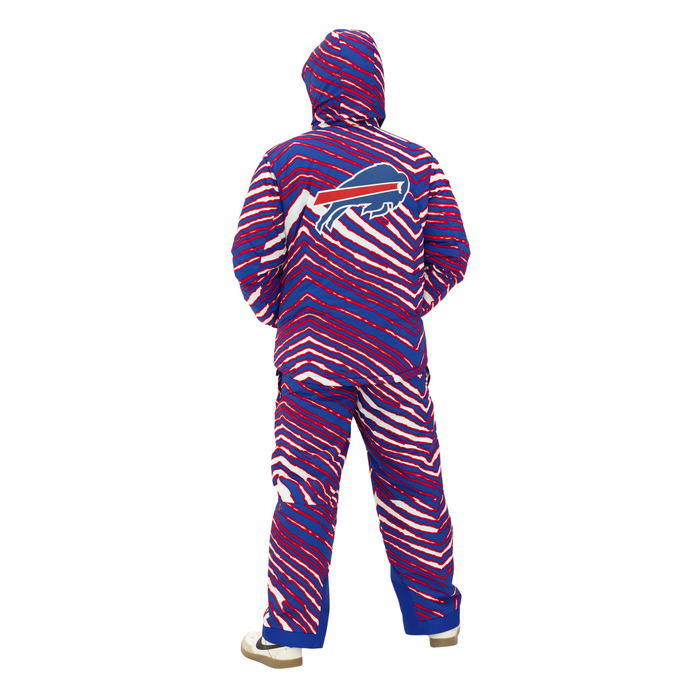Zubaz Buffalo Bills Zebra Royal Bleacher Blazer Snow Jacket